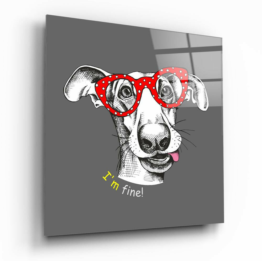 Insigneart USA Insigneart USA Dog Glass Wall Art