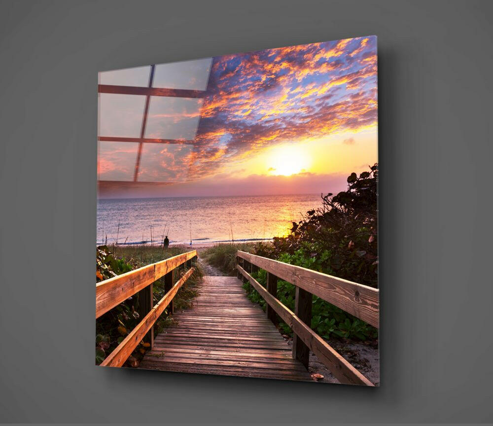 Insigneart USA Insigneart USA Sea Landscape Glass Wall Art