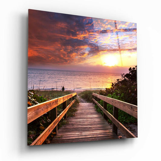 Insigneart USA Insigneart USA Sea Landscape Glass Wall Art