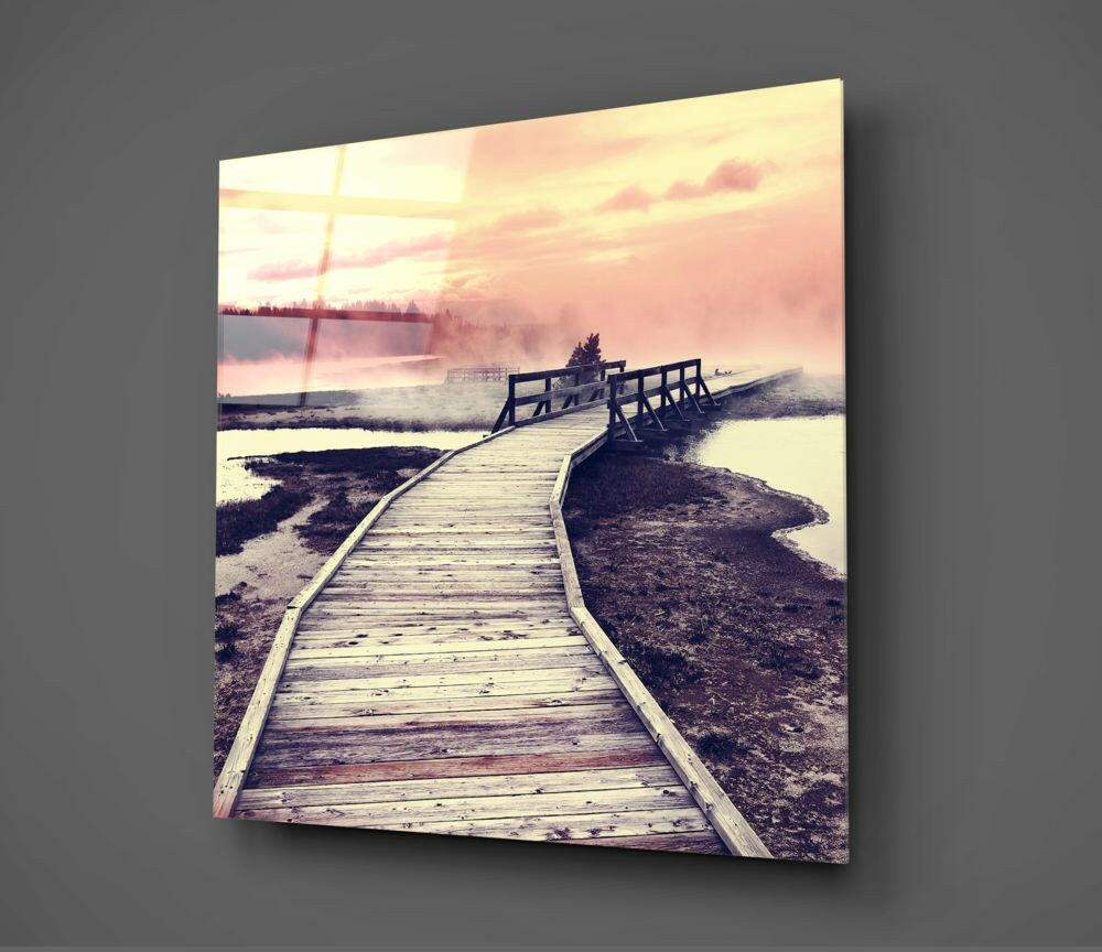 Insigneart USA Insigneart USA Sunset Landscape Glass Wall Art