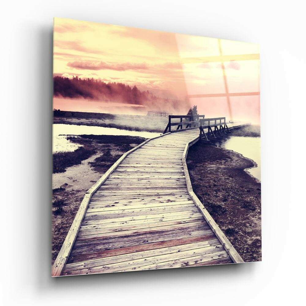 Insigneart USA Insigneart USA Sunset Landscape Glass Wall Art