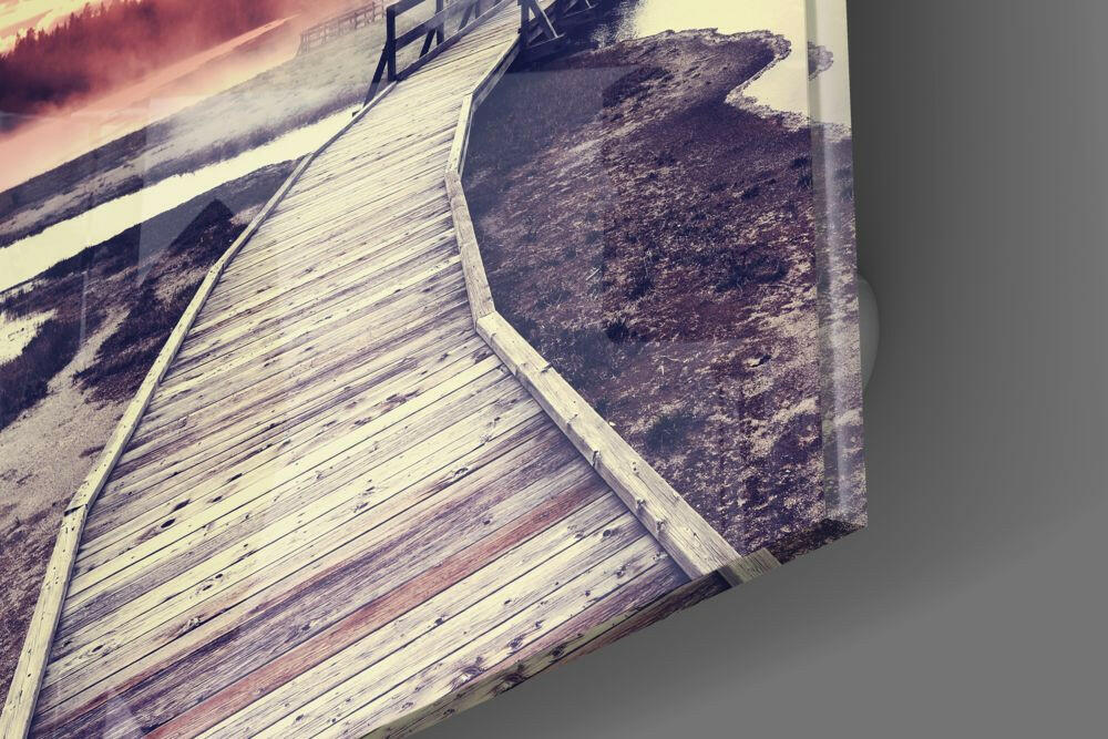 Insigneart USA Insigneart USA Sunset Landscape Glass Wall Art