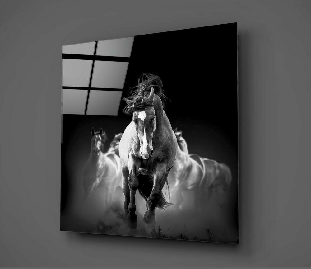 Insigneart USA Insigneart USA Running Horse Glass Wall Art