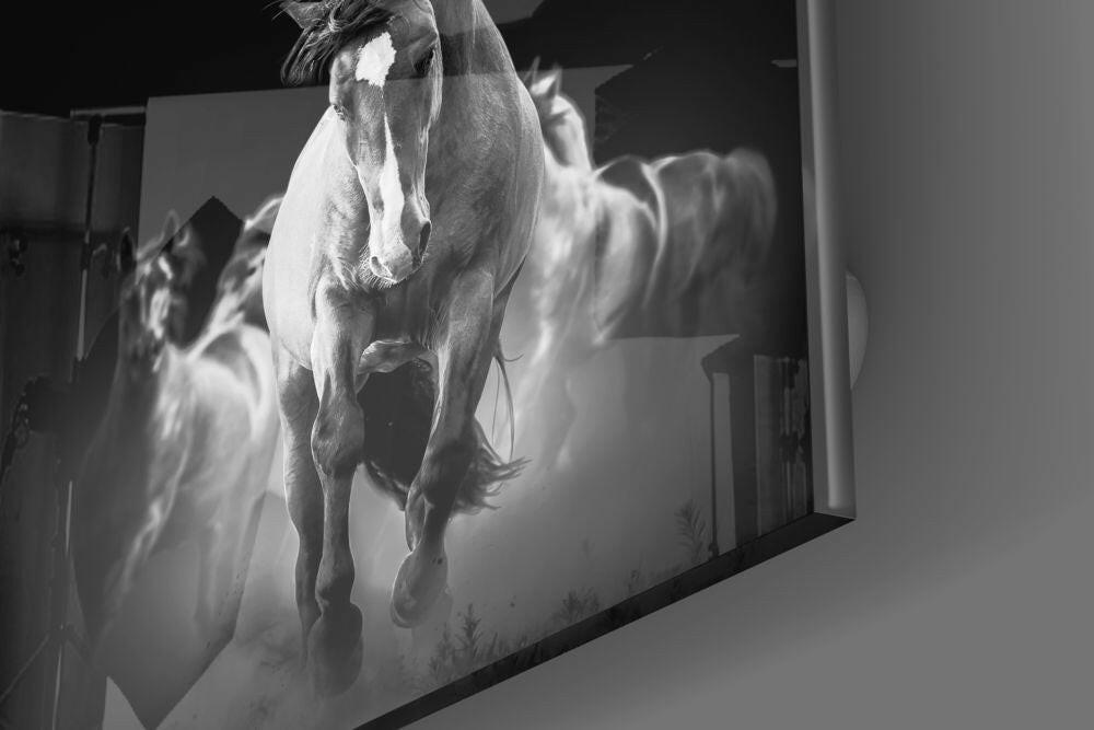 Insigneart USA Insigneart USA Running Horse Glass Wall Art