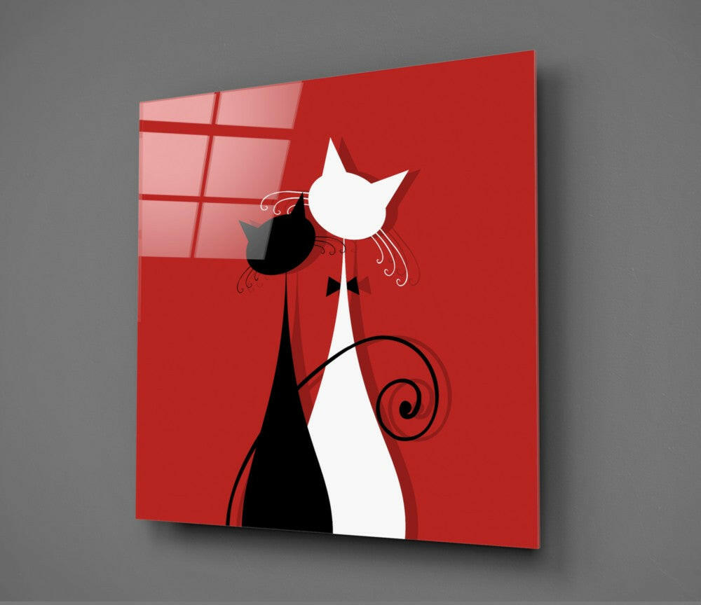 Insigneart USA Insigneart USA Cats Glass Wall Art