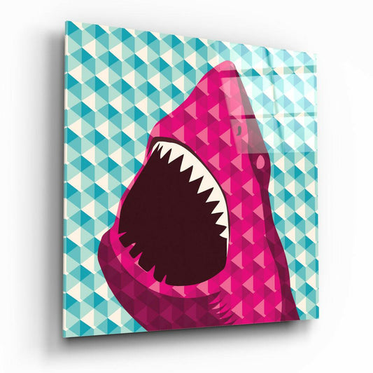 Insigneart USA Insigneart USA Shark Glass Wall Art