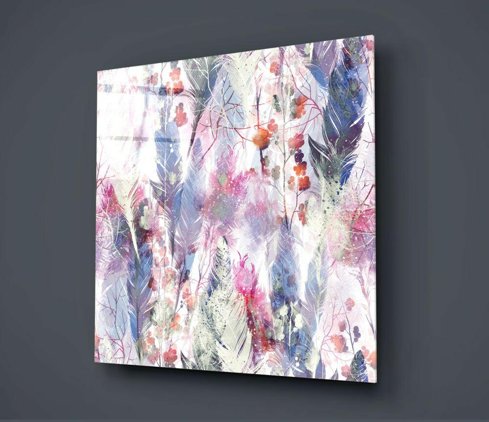 Insigneart USA Insigneart USA Feather Glass Wall Art