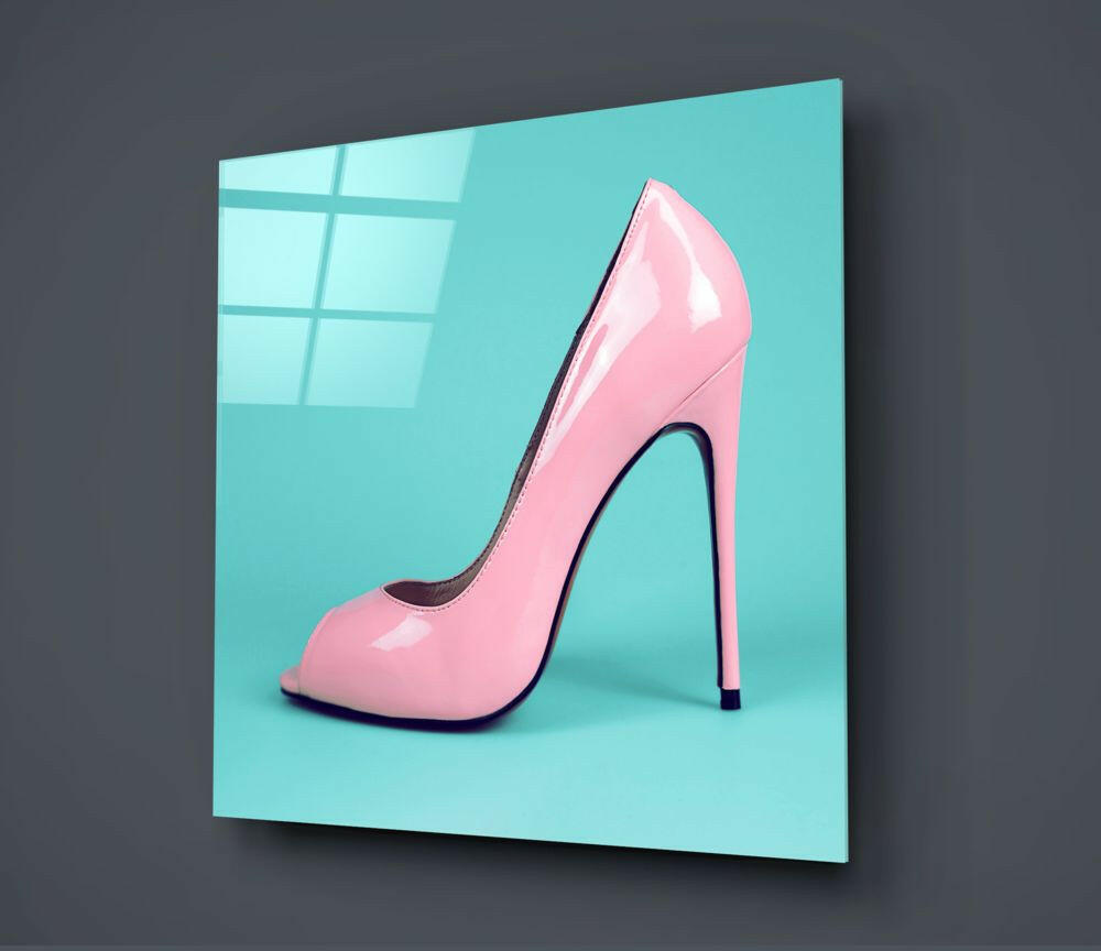 Insigneart USA Insigneart USA Heeled Shoes Glass Wall Art