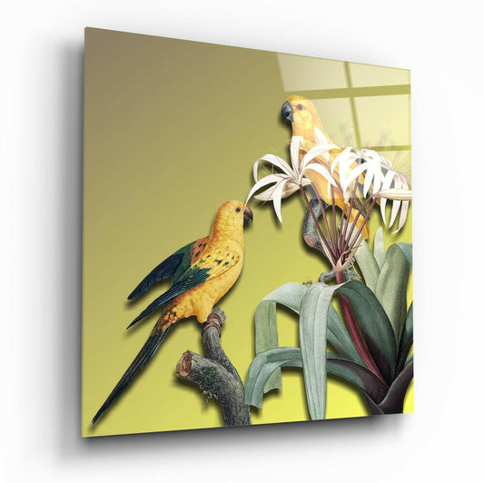 Insigneart USA Insigneart USA Parrot Glass Wall Art