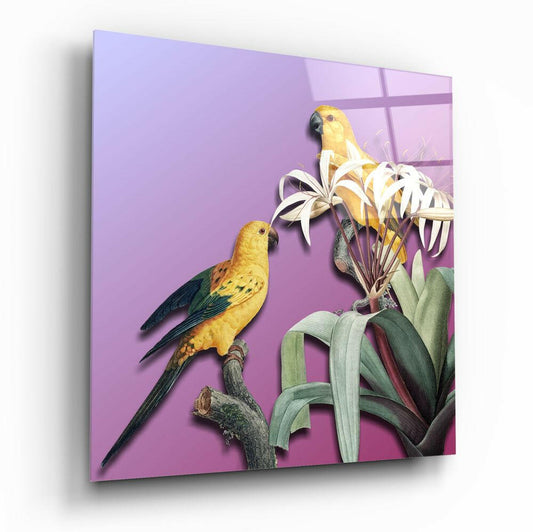 Insigneart USA Insigneart USA Parrot Glass Wall Art