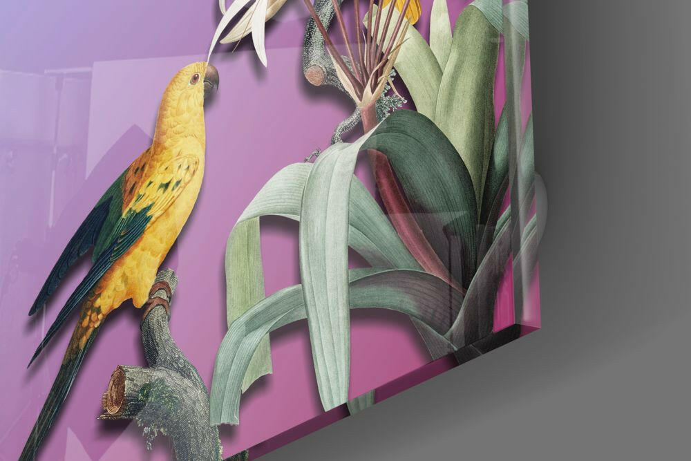 Insigneart USA Insigneart USA Parrot Glass Wall Art