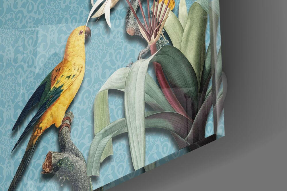 Insigneart USA Insigneart USA Parrot Glass Wall Art
