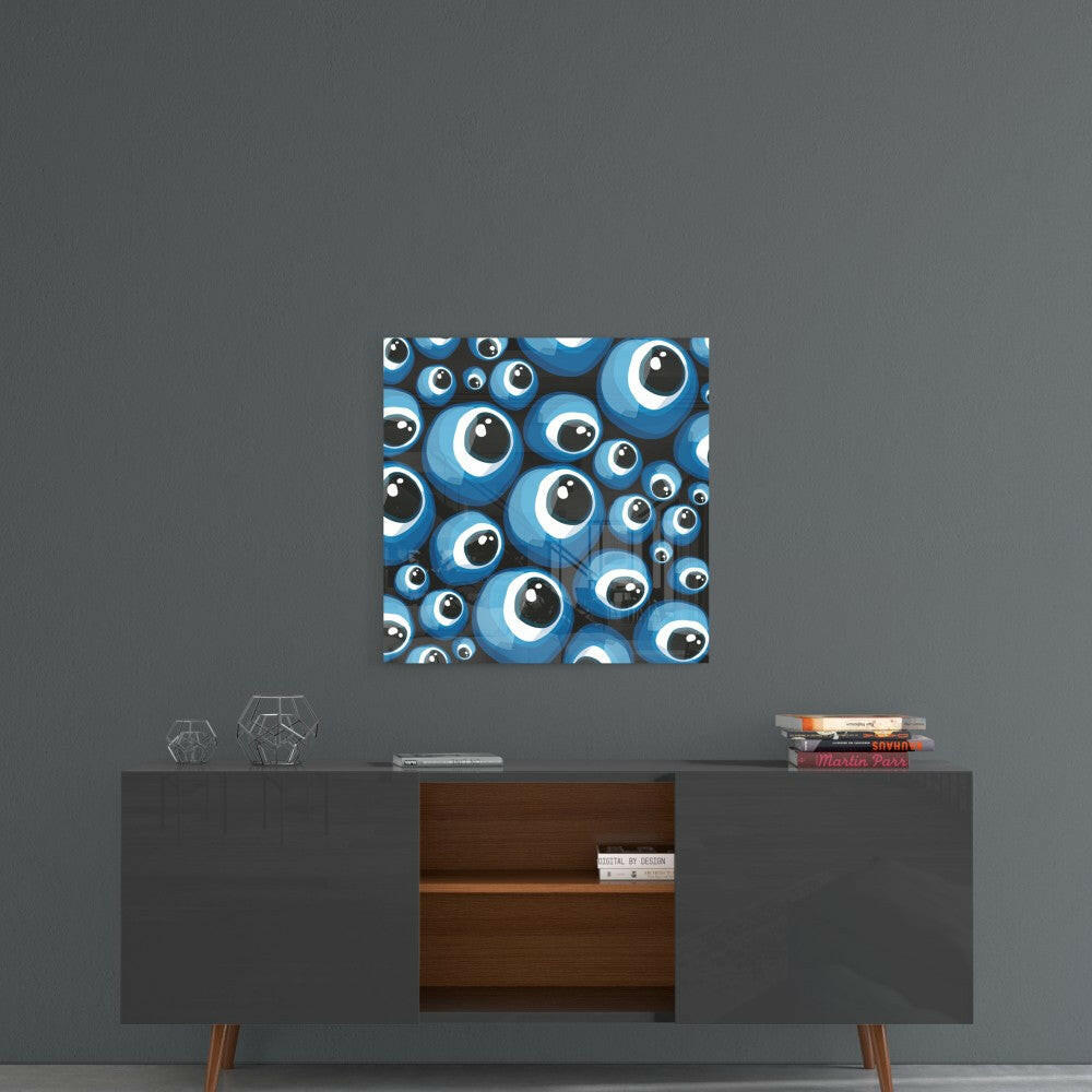 Insigneart USA Insigneart USA Blue Evil Eye Beads Glass Wall Art