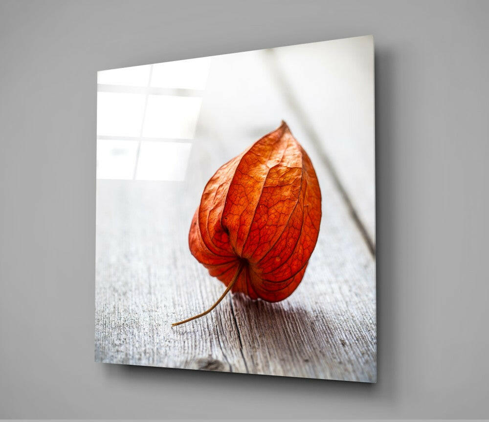 Insigneart USA Insigneart USA Dry Leaf Glass Wall Art