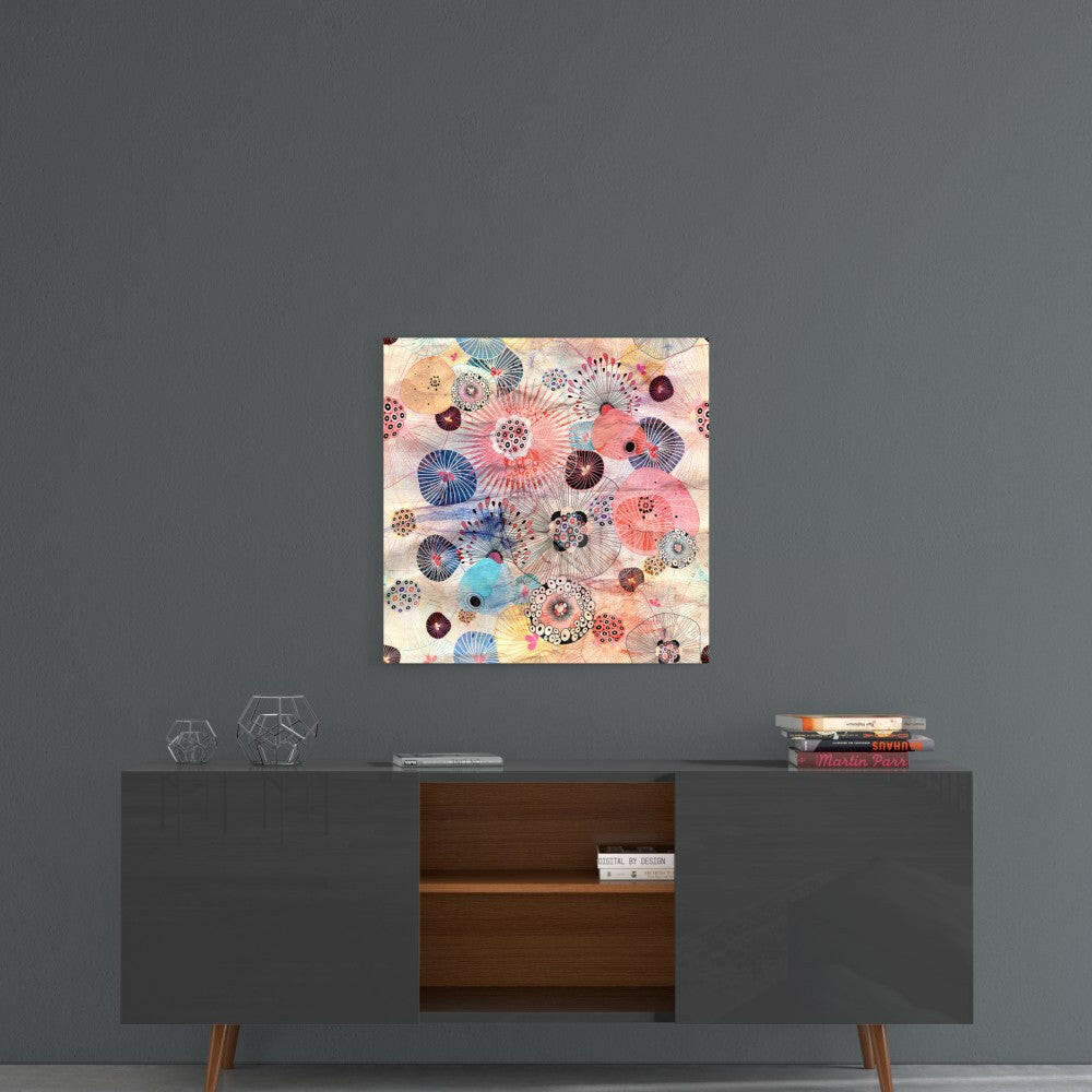 Insigneart USA Insigneart USA Alternative Flowers Glass Wall Art