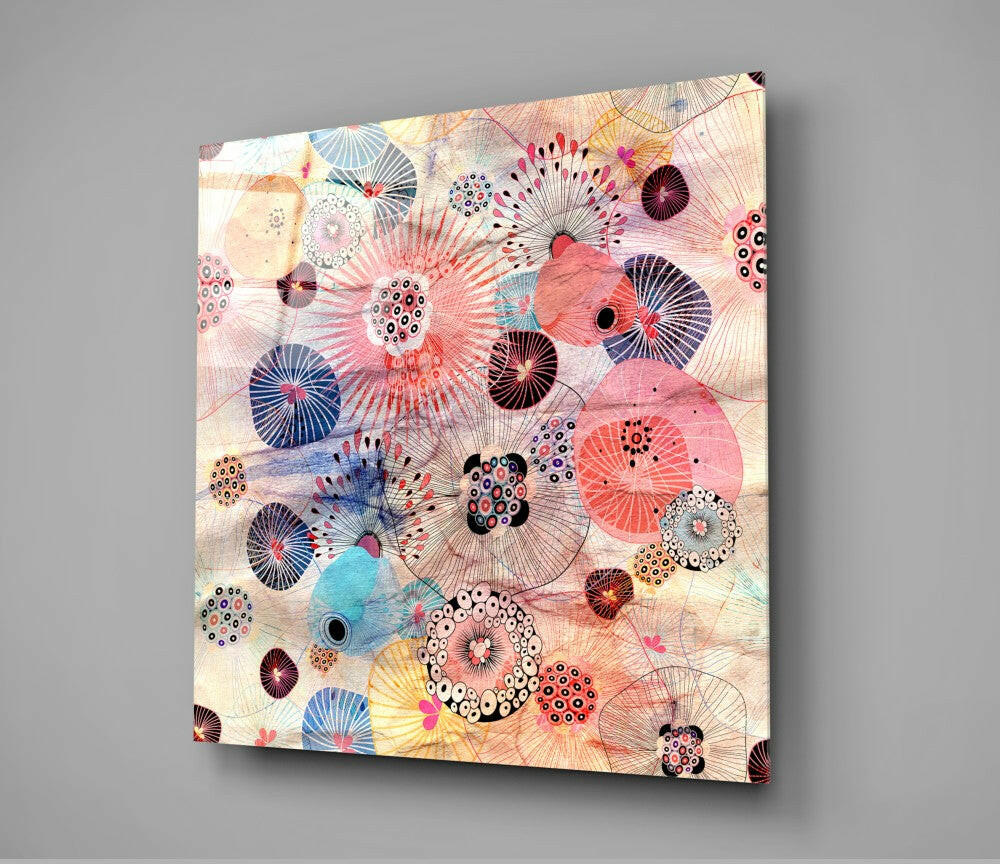Insigneart USA Insigneart USA Alternative Flowers Glass Wall Art