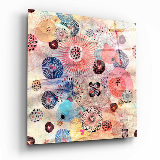 Insigneart USA Insigneart USA Alternative Flowers Glass Wall Art