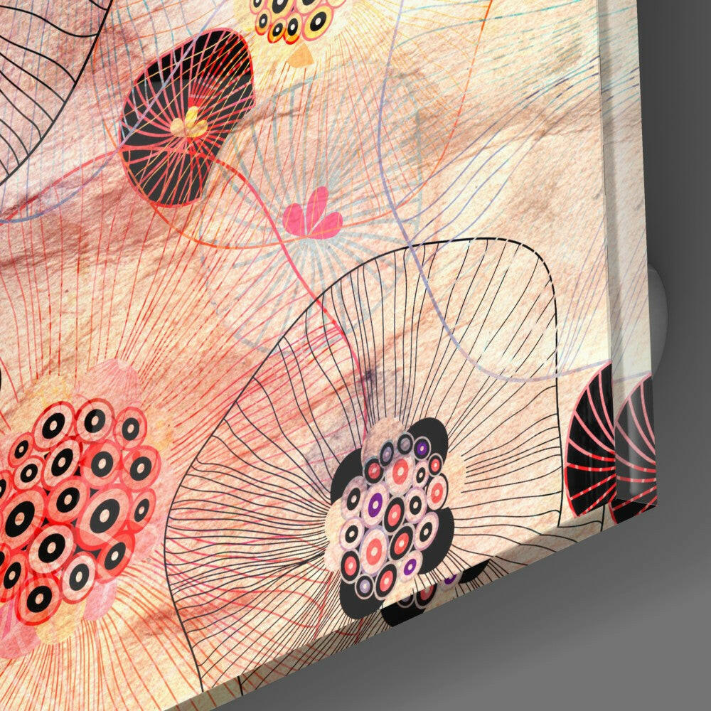Insigneart USA Insigneart USA Alternative Flowers Glass Wall Art