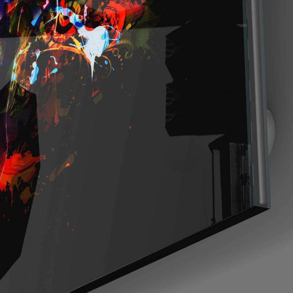 Insigneart USA Insigneart USA Colored Skull Glass Wall Art