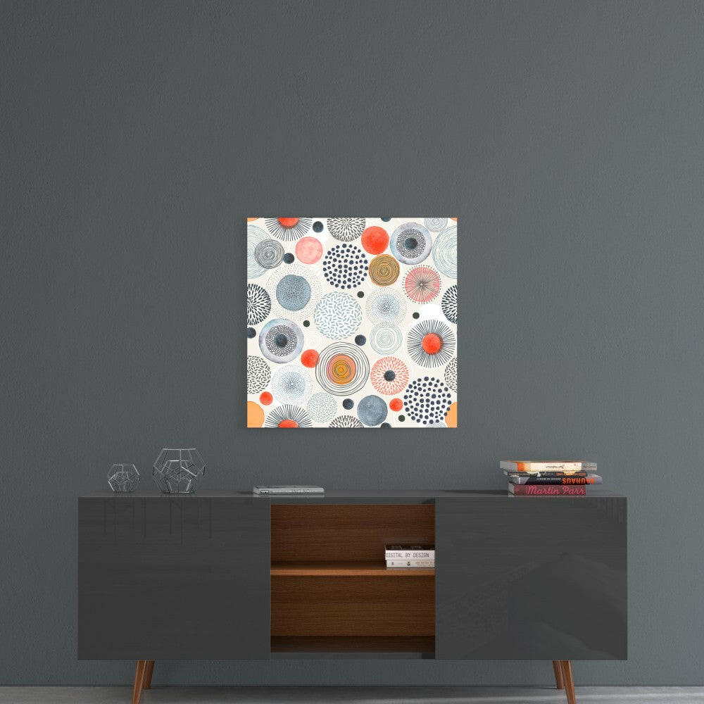 Insigneart USA Insigneart USA Dot to Flower Glass Wall Art