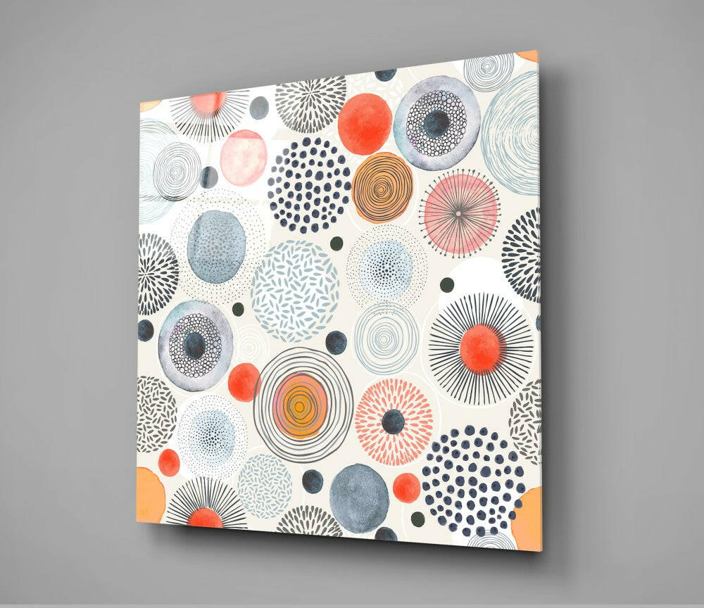 Insigneart USA Insigneart USA Dot to Flower Glass Wall Art