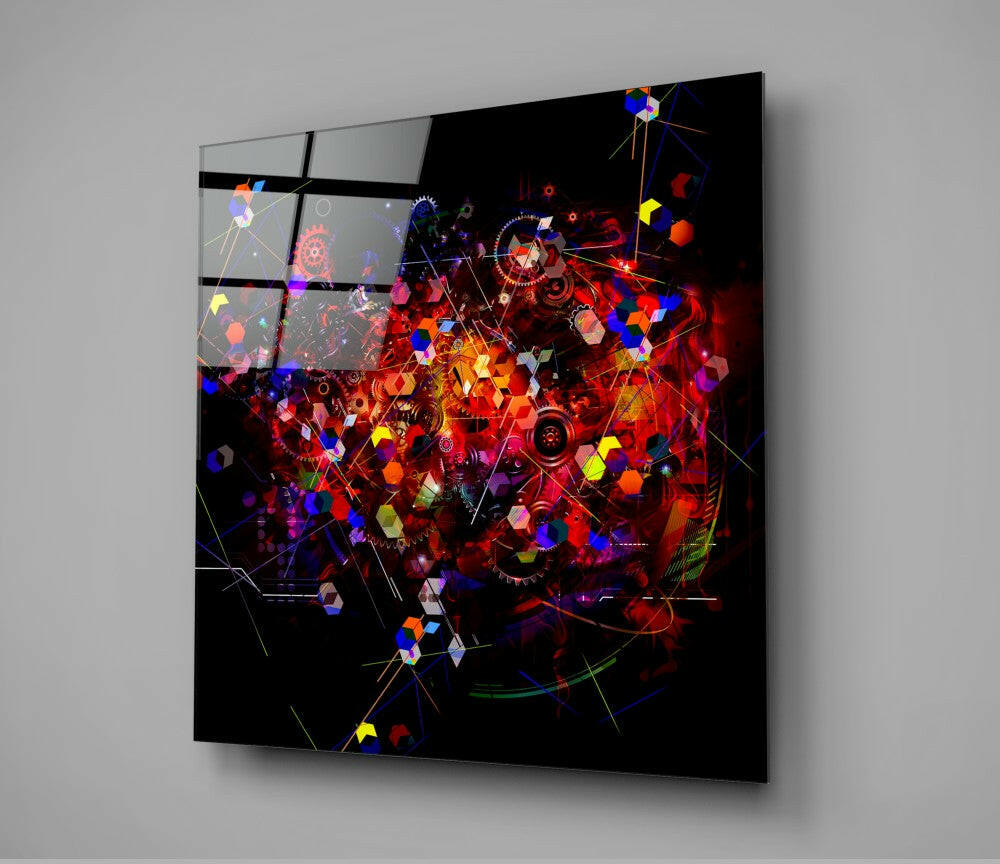 Insigneart USA Insigneart USA Mechanical Harmony Glass Wall Art