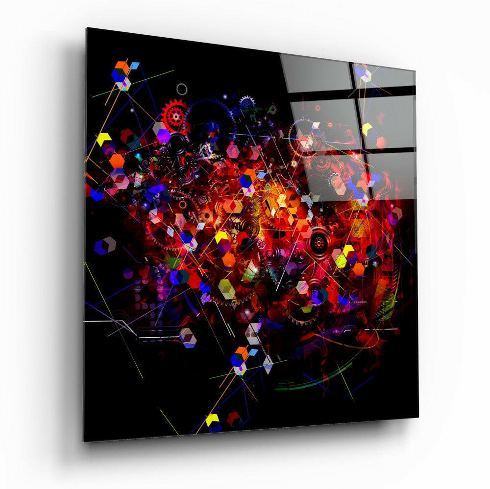 Insigneart USA Insigneart USA Mechanical Harmony Glass Wall Art