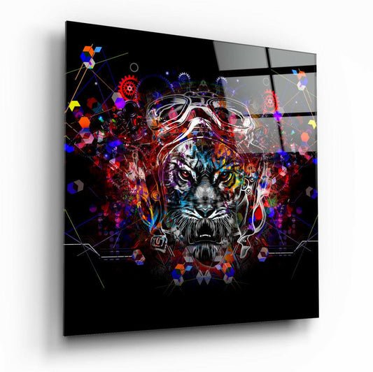 Insigneart USA Insigneart USA Mechanical Tiger Glass Wall Art