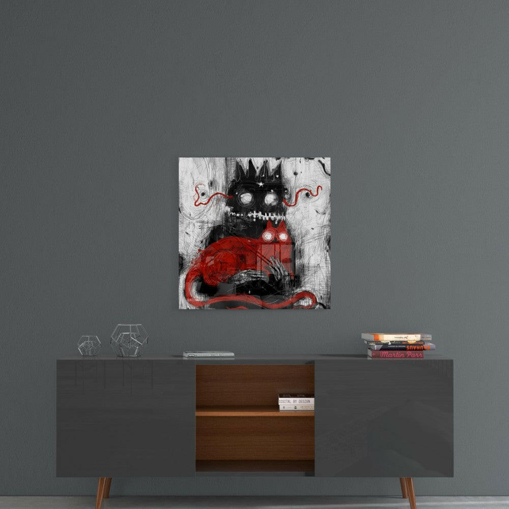 Insigneart USA Insigneart USA Mr Claw and Lucky Glass Wall Art
