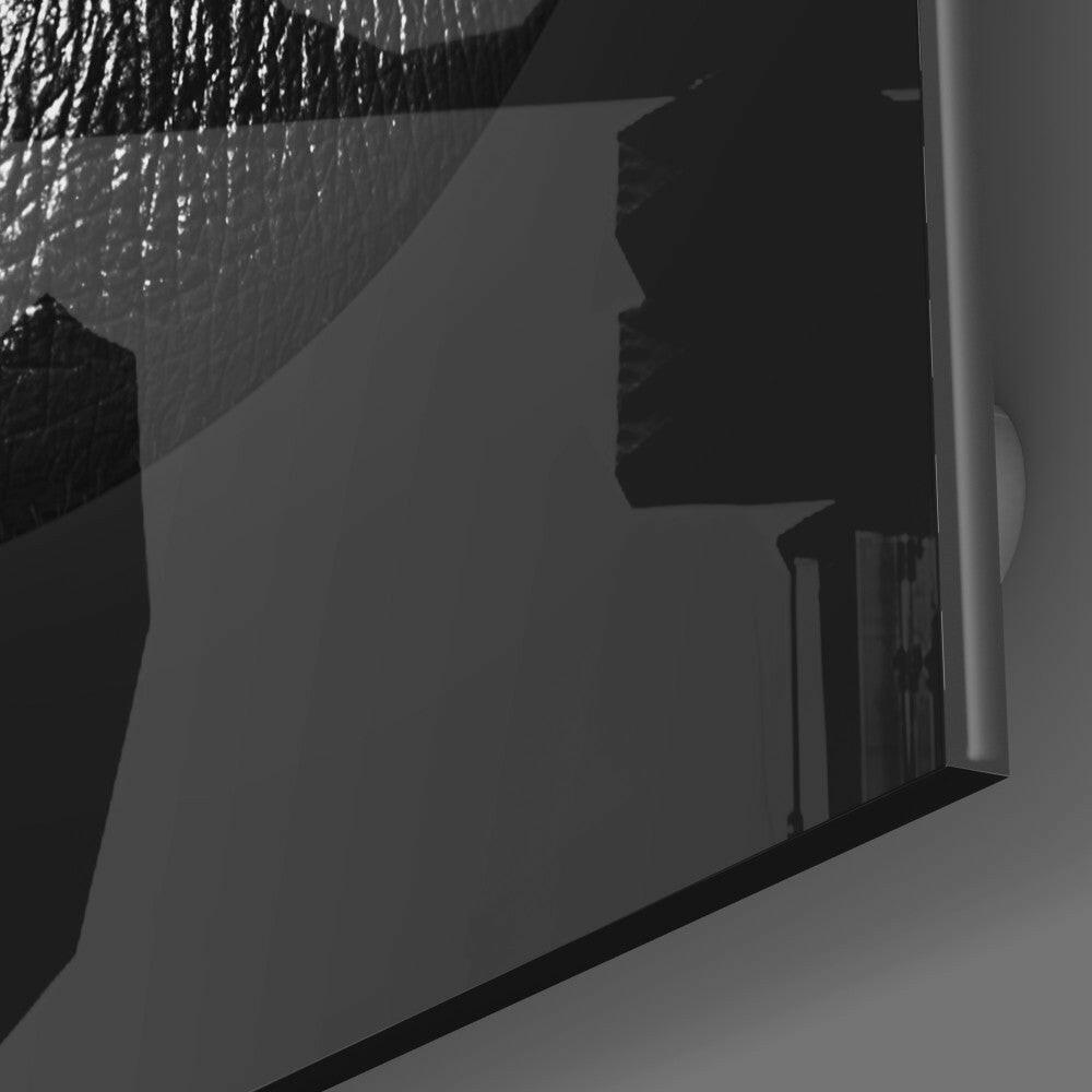 Insigneart USA Insigneart USA Black Lips Glass Wall Art