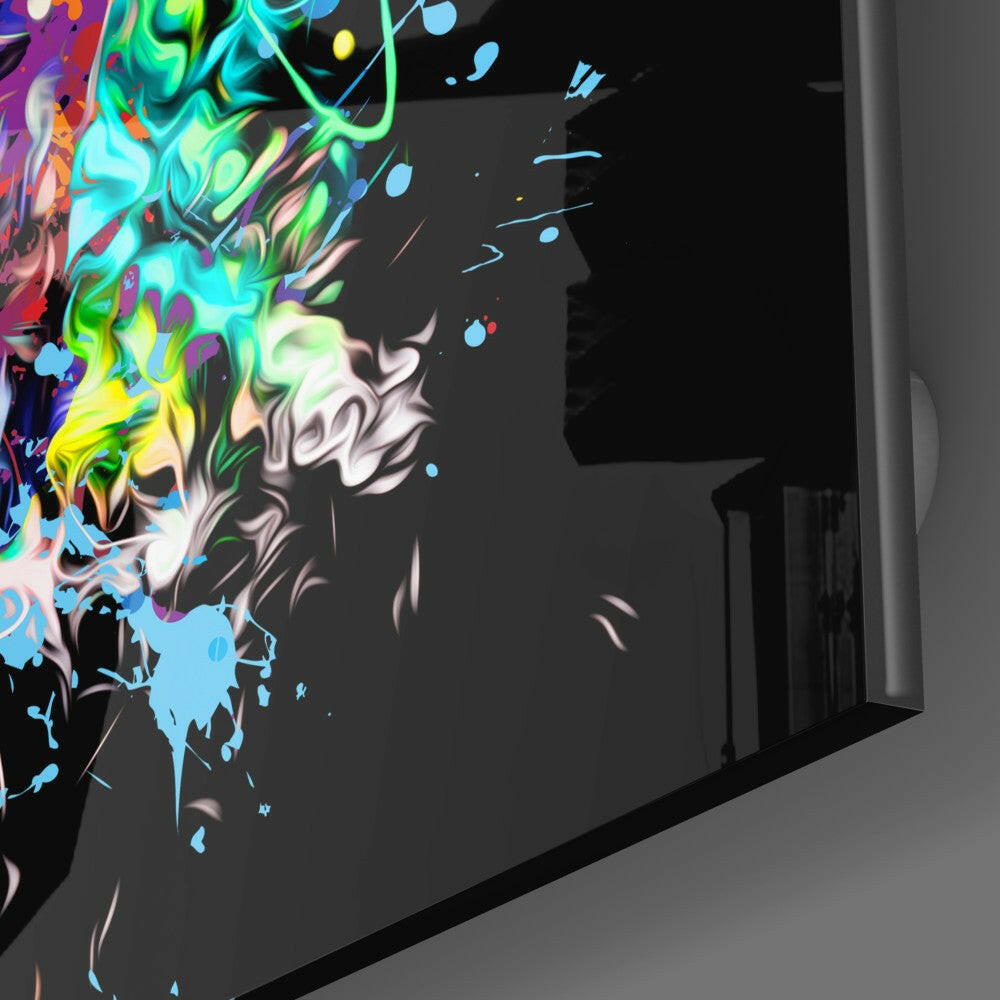 Insigneart USA Insigneart USA Colors and Skull Glass Wall Art