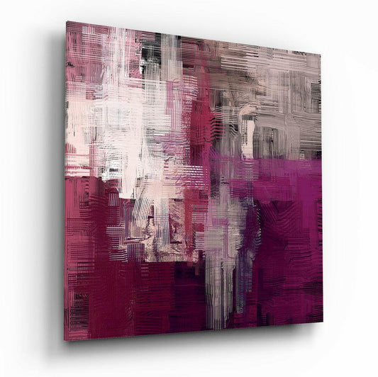 Insigneart USA Insigneart USA Purple Touch Glass Wall Art