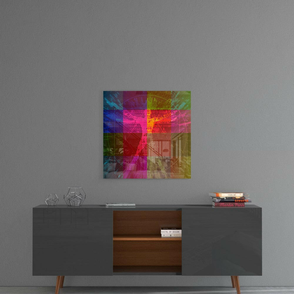 Insigneart USA Insigneart USA Da Vinci's Lines Glass Wall Art