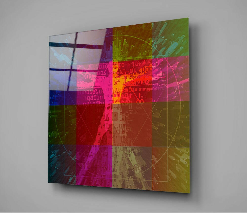 Insigneart USA Insigneart USA Da Vinci's Lines Glass Wall Art