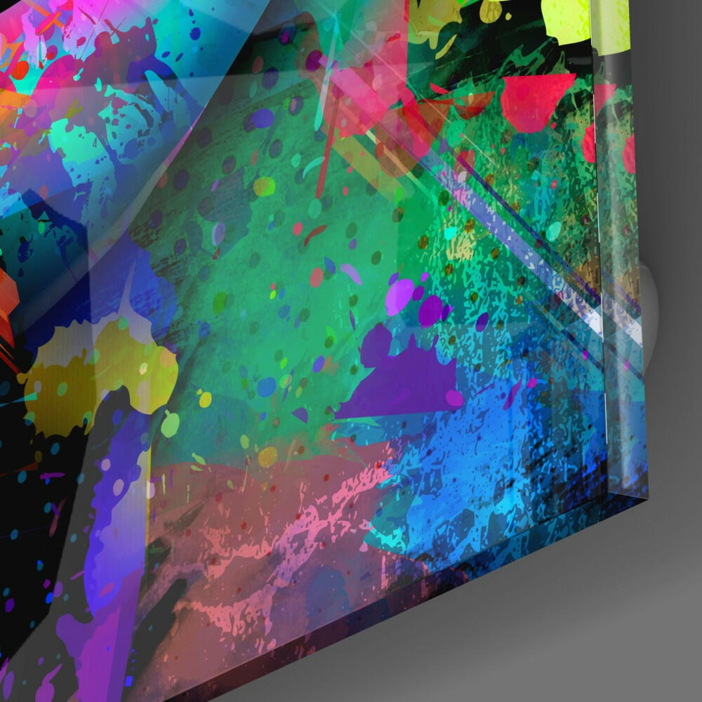 Insigneart USA Insigneart USA Colored Lips Glass Wall Art