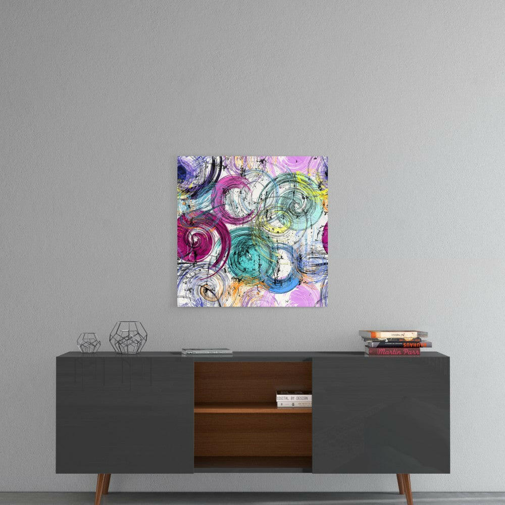 Insigneart USA Insigneart USA Abstract Snail Shells Glass Wall Art