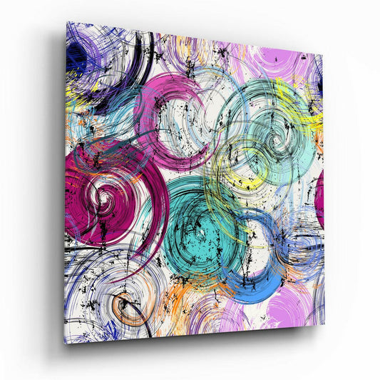 Insigneart USA Insigneart USA Abstract Snail Shells Glass Wall Art