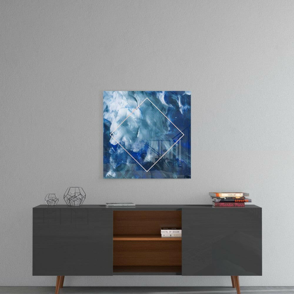 Insigneart USA Insigneart USA Pouring Clouds Glass Wall Art