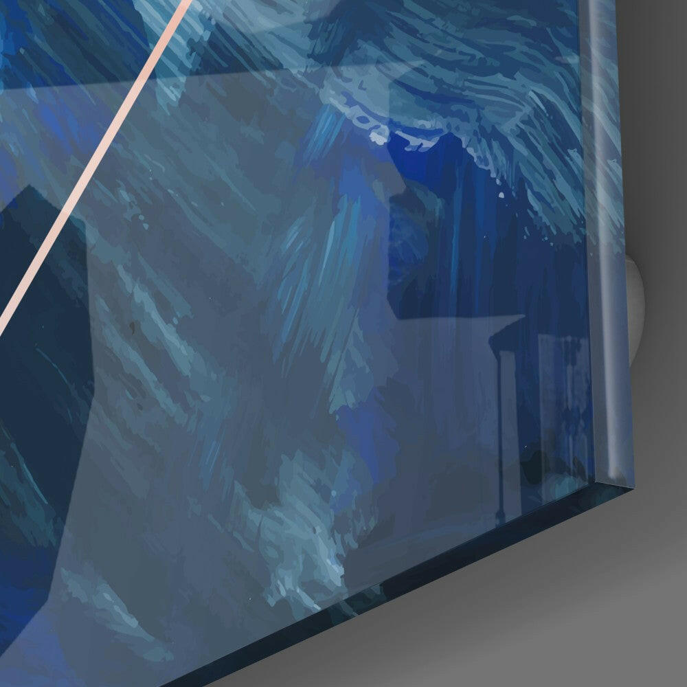 Insigneart USA Insigneart USA Pouring Clouds Glass Wall Art