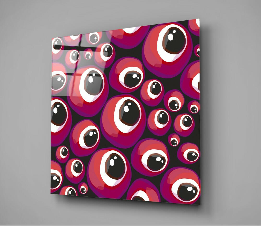 Insigneart USA Insigneart USA Red Evil Eye Beads Glass Wall Art