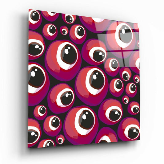 Insigneart USA Insigneart USA Red Evil Eye Beads Glass Wall Art