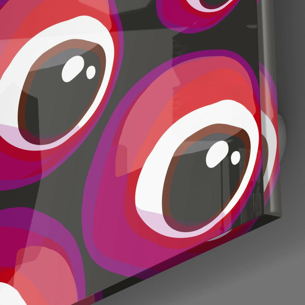 Insigneart USA Insigneart USA Red Evil Eye Beads Glass Wall Art