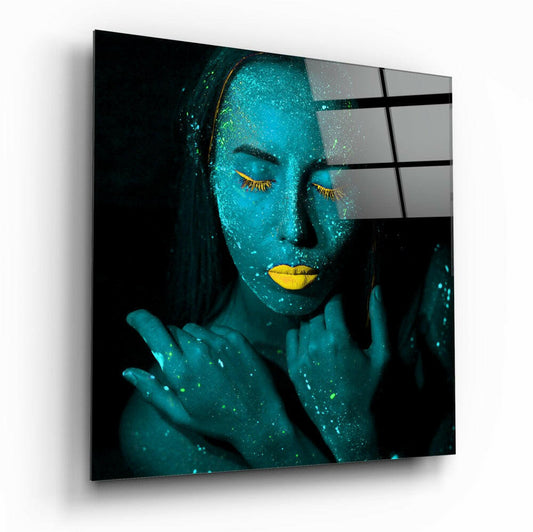 Insigneart USA Insigneart USA Emerald Woman Glass Wall Art