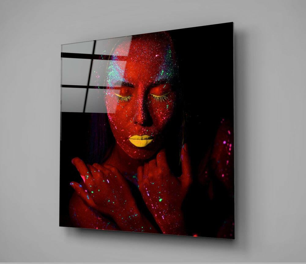 Insigneart USA Insigneart USA Ruby Woman Glass Wall Art