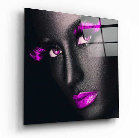 Insigneart USA Insigneart USA Pink Lashes Glass Wall Art