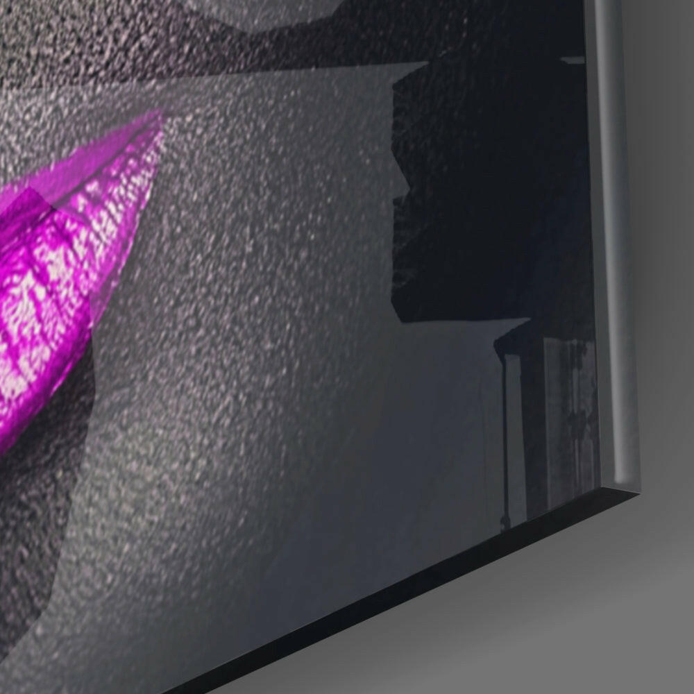 Insigneart USA Insigneart USA Pink Lashes Glass Wall Art