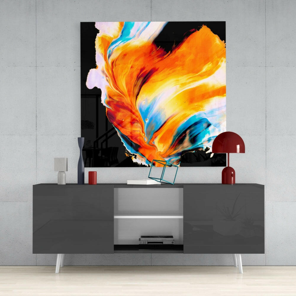 Insigneart USA Insigneart USA Dance of Colors Glass Wall Art