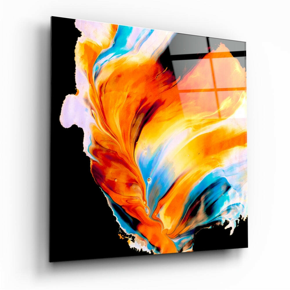 Insigneart USA Insigneart USA Dance of Colors Glass Wall Art