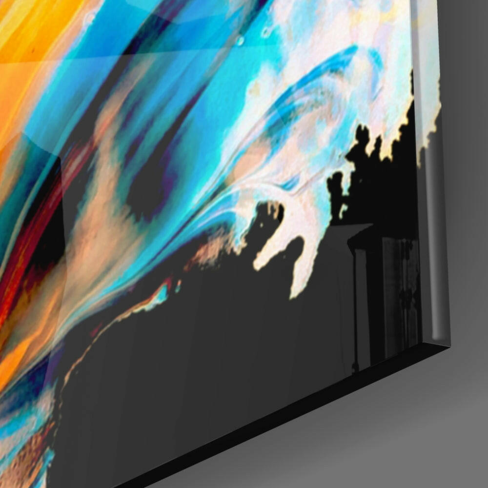 Insigneart USA Insigneart USA Dance of Colors Glass Wall Art