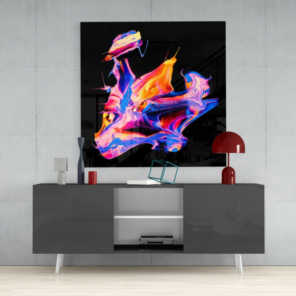 Insigneart USA Insigneart USA Dance of Colors Glass Wall Art
